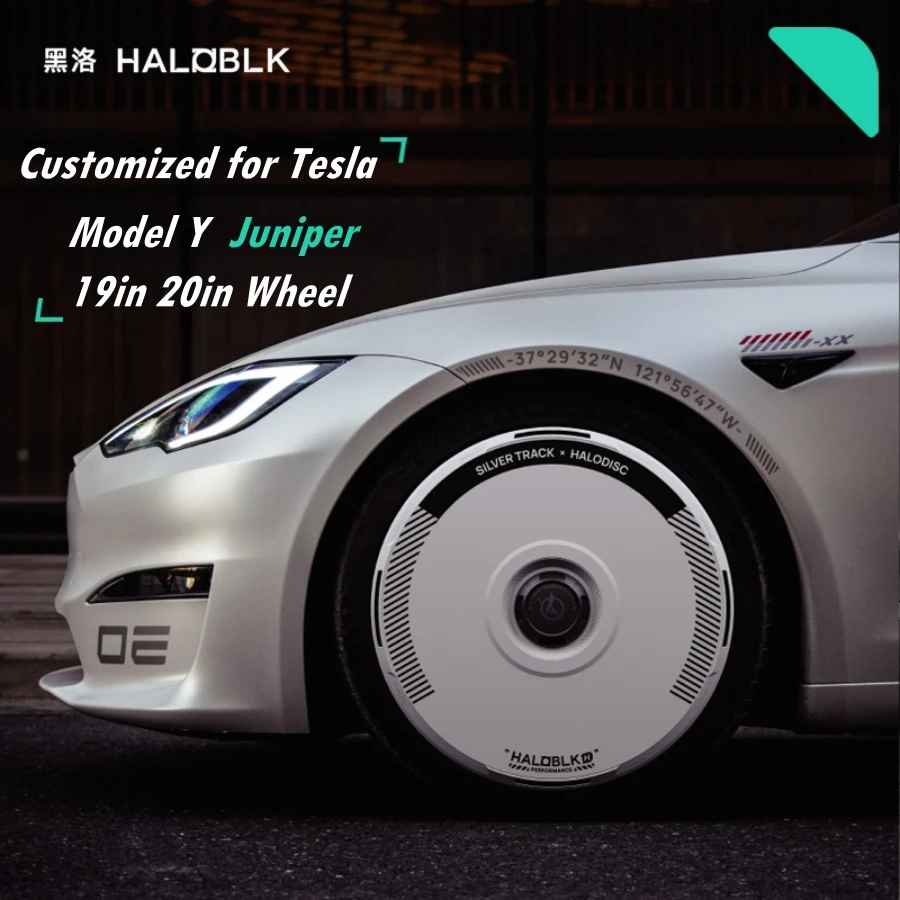 

Haloblk Hubcaps For Tesla Model Y Juniper 20inch 19inch Wheel 2025 2026 HALODISC Model Y Launch Wheel Covers Protection