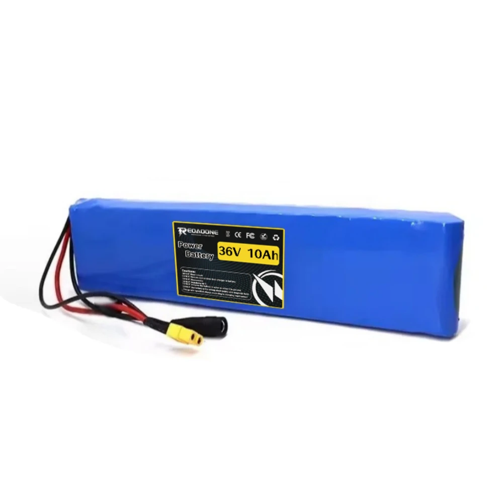 36V 10Ah 18650 Rechargeable Lithium Battery Pack 10S3P 150W~350W for Scooters Etc Accessories, with BMS.