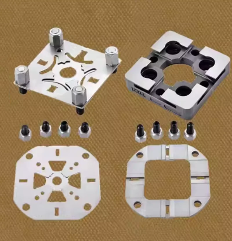 For ER/3R50 Locating Plate Manual & Automatic Riveting EDM Copper Electrode CNC Machining Gasket Fixture