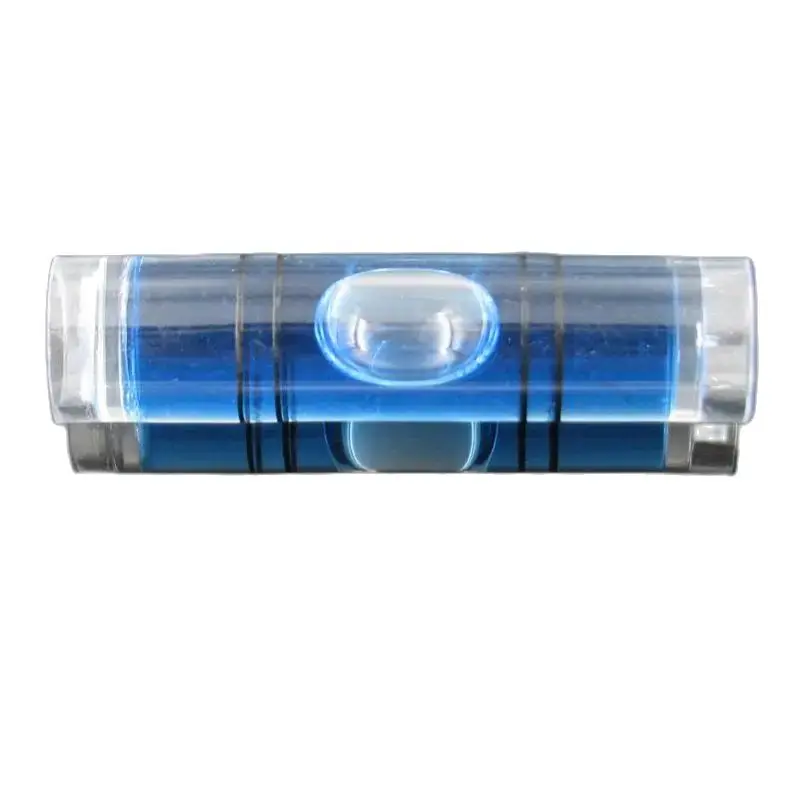 (10 pieces/Lot) 9.5*40mm Blue Color Spirit level bubble plastic bubble level Tubular vials