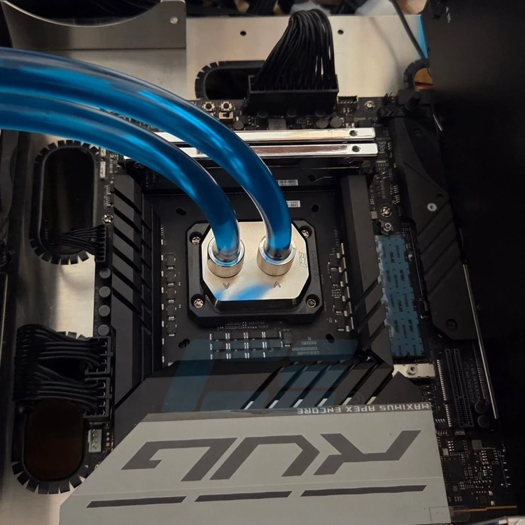 IceManCooler Blocco acqua CPU completamente nichelato per Intel 1700,1851, processore AMD AM5 Direct Core Delid Die Cooler,ICE-DWB12