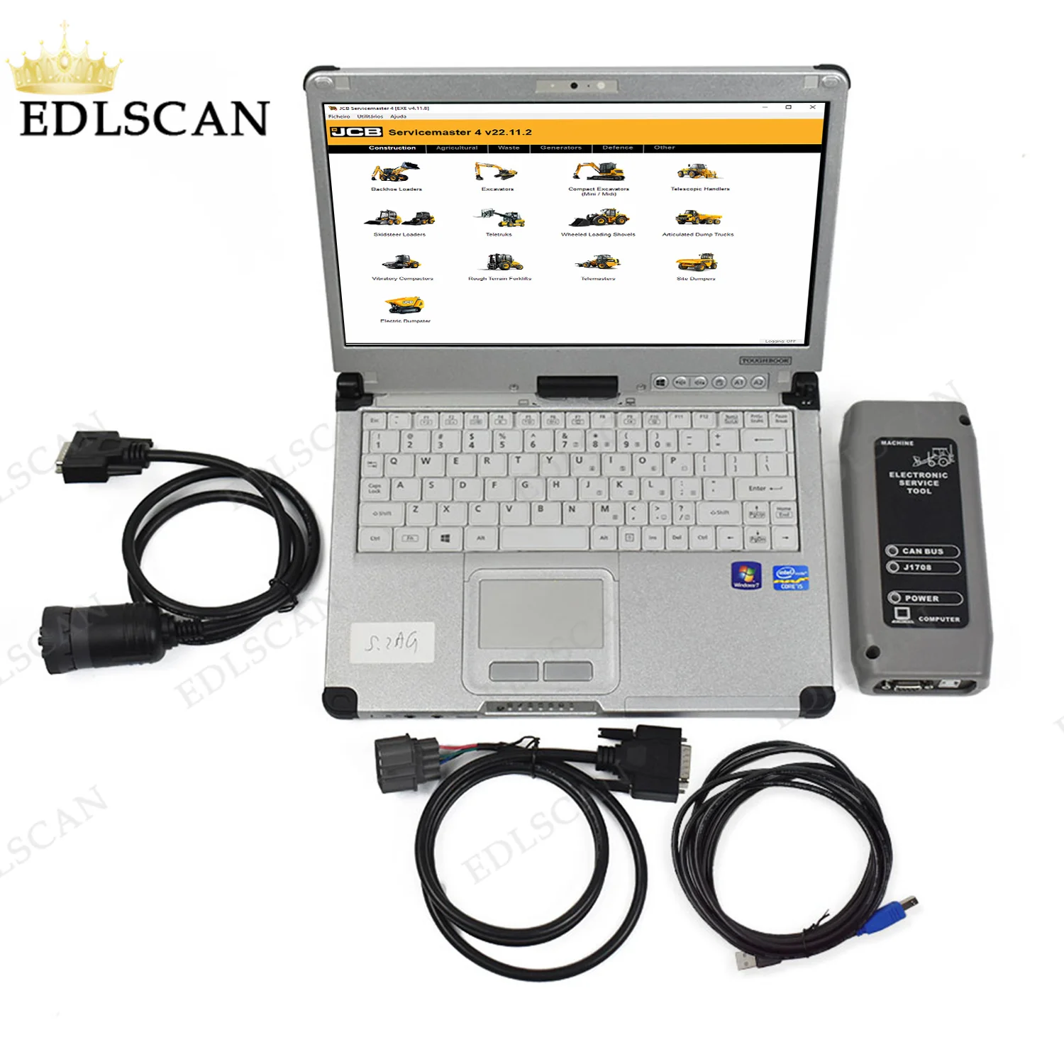 

CFC2 Laptop Construction Equipment Diagnostic Kit For JCB Diagnostic Scanner Tool JCB Master ServiceMaster Jcb Agriculturar