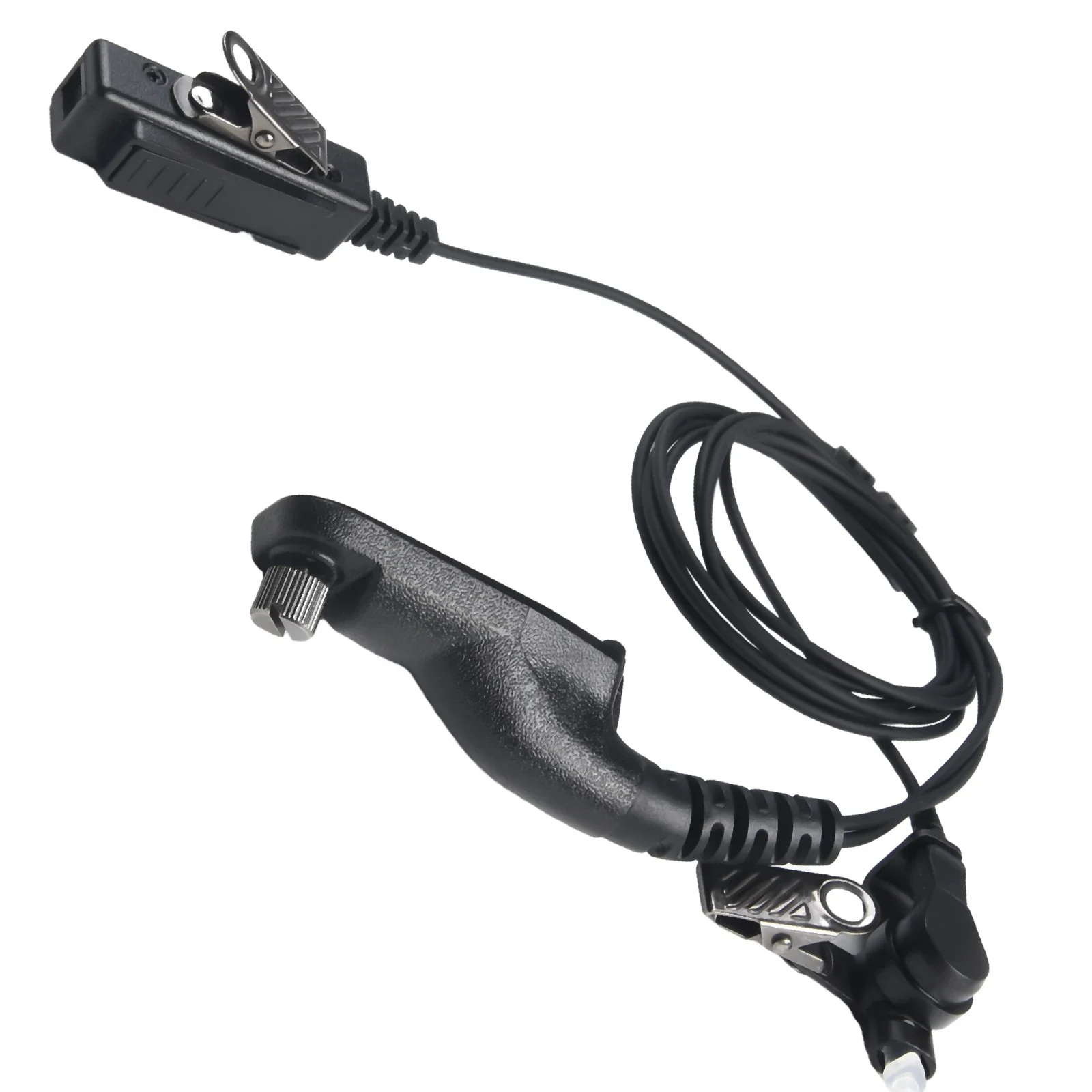 Metal+Plastic Headset Black Earpiece Mic PTT Replace For Motorola APX8000/7000/6000 XPR6550/6500/6300 Radio Hot