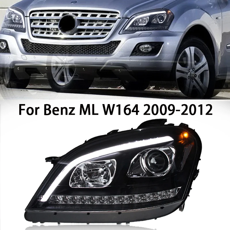 

Head Lamp for Benz W164 Headlights 2005-2008 ML350 ML400 ML500 LED Headlight DRL Signal auto Accessories Car Styling