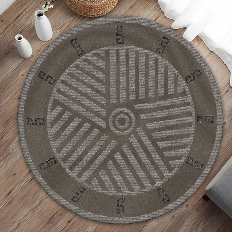 الحرفي البوهيمي الشرقية بيزلي السجاد المستديرة حصيرة البساط اليورو الأمريكية المخملية الأزهار ديكور المنزل غرفة المعيشة صالة غرفة نوم