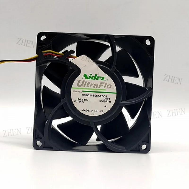 

Y 1 шт. новый для Nidec H92C24BS6AA7-53 24 В 0,19 А инверторное охлаждение 9 см вентилятор # XR