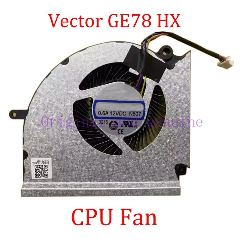 CPU Fan For MSI Vector GE78 HX 14VIG 14VHG 14VFG 14VGG 0.6A 12VDC 4PIN New