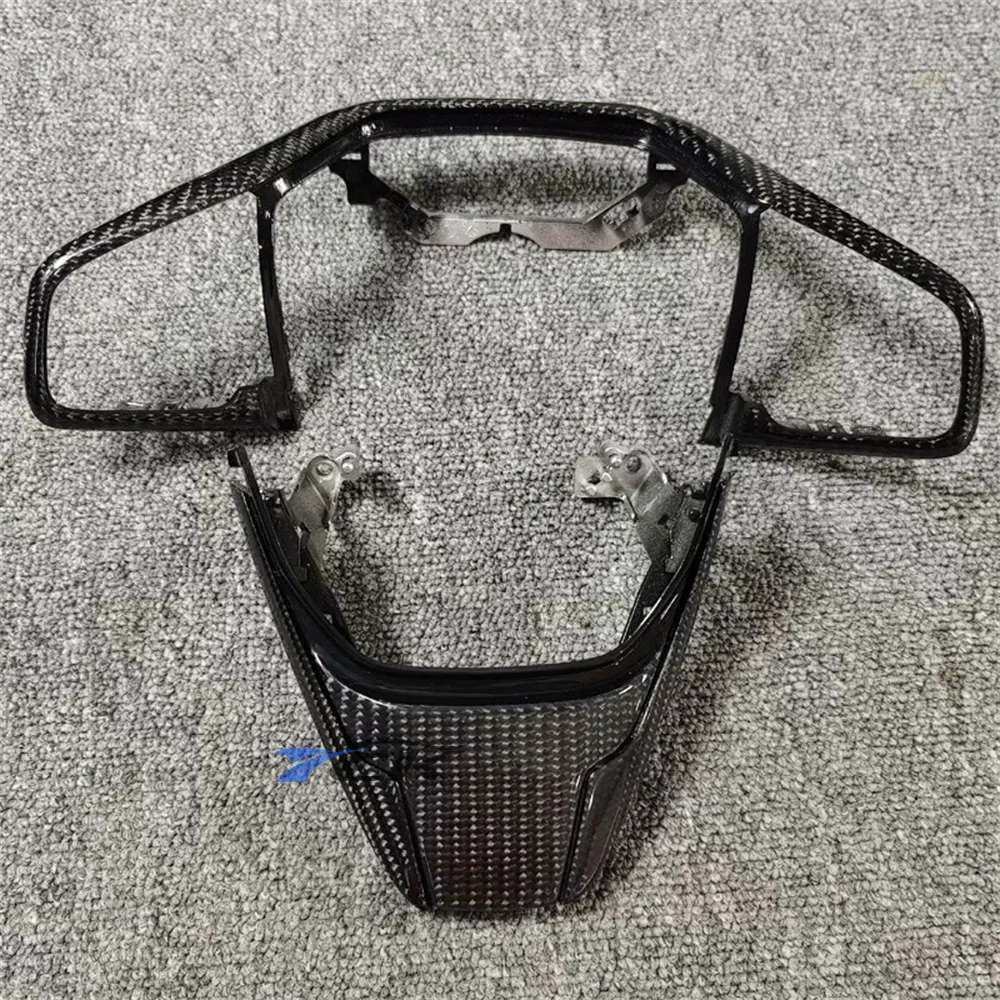 

Carbon Fiber Steering Wheel Decor Frame Trim 2PCS For Honda Civic 2016 2017 2018 2019 2020 2021 car accessories