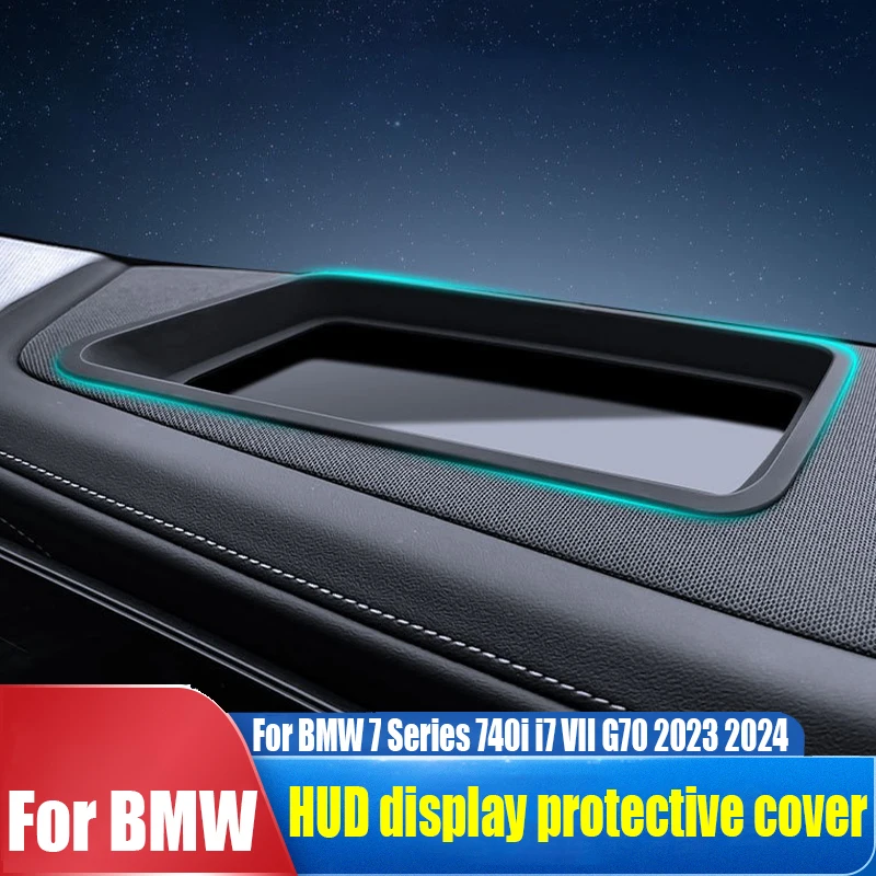 

For BMW 7 Series 740i VII G70 2023 2024 HUD display protective cover car interior decoration accessories no reflection