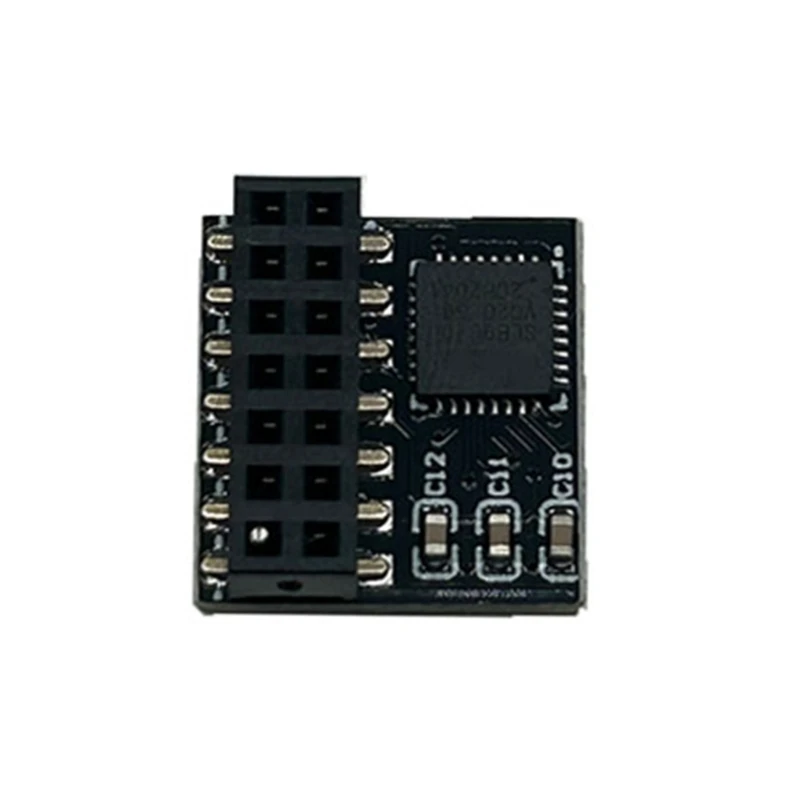 TPM 2.0 Encryption Security Module LPC 14Pin TPM2.0 Remote Card Security Module for Win 11 for Motherboard Dropship