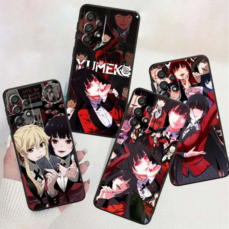 

K-Kakeguruis Anime Design For Samsung A42 A41 A35 A34 A33 A32 A25 A24 A23 A21s A04 A03 Note 20 Ultra 5G Black Phone Case