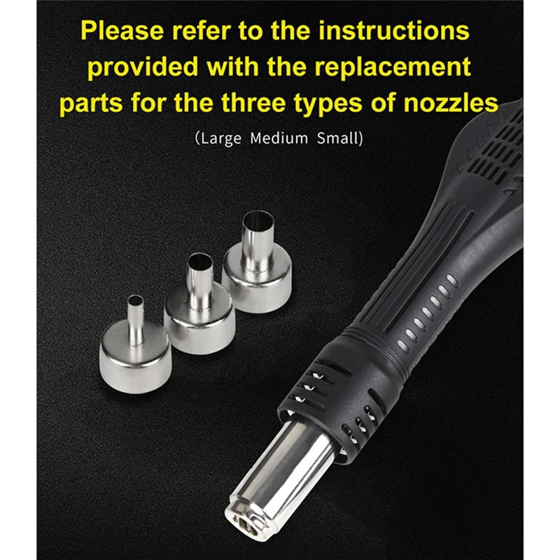 

ABEZ 8858 Тепловая пушка-инструмент для пайки, 700 Вт Тепловой вентилятор Сварочный ремонтный инструмент с вилкой европейского стандарта