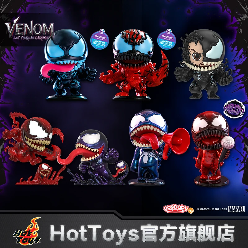 

Genuine Venom V2 Kaneki Cosbaby Mini Series Desktop Ornament Decor Trendy Toy Keychain Doll Spider Man Model Boy Birthday Gift