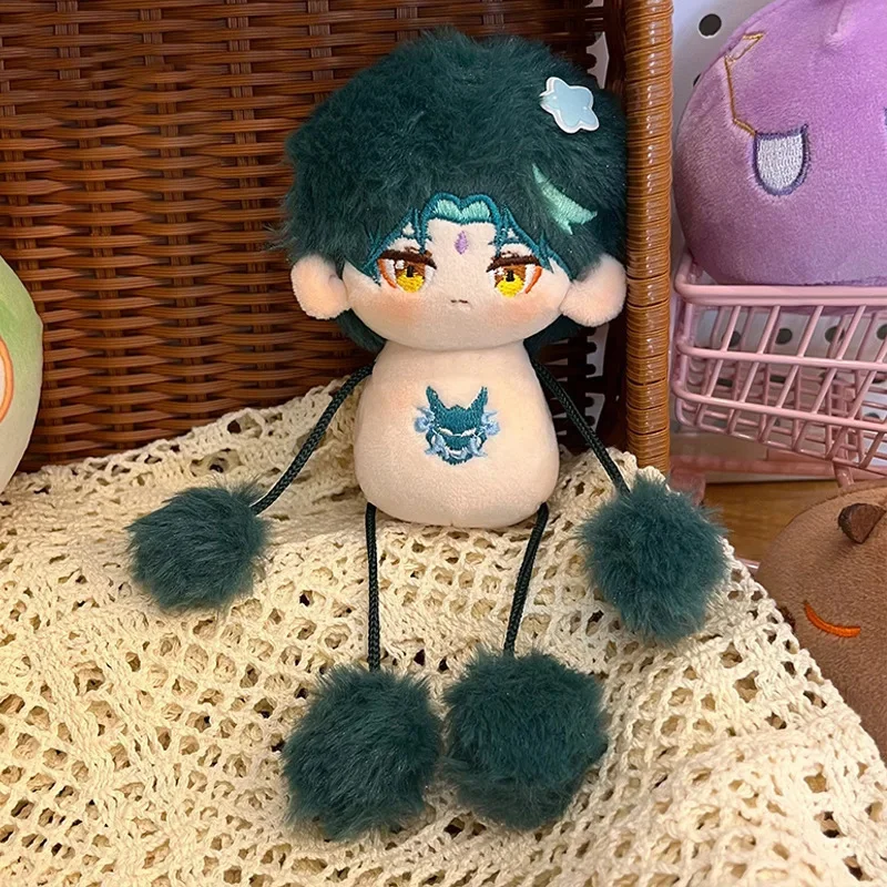 Genshin Impact Ant Body pluszowe zabawki Xiao Zhongli Tighnari Klee Plushie lalka Kawaii zabawki wypchane zwierzę dla dzieci prezent na Boże Narodzenie