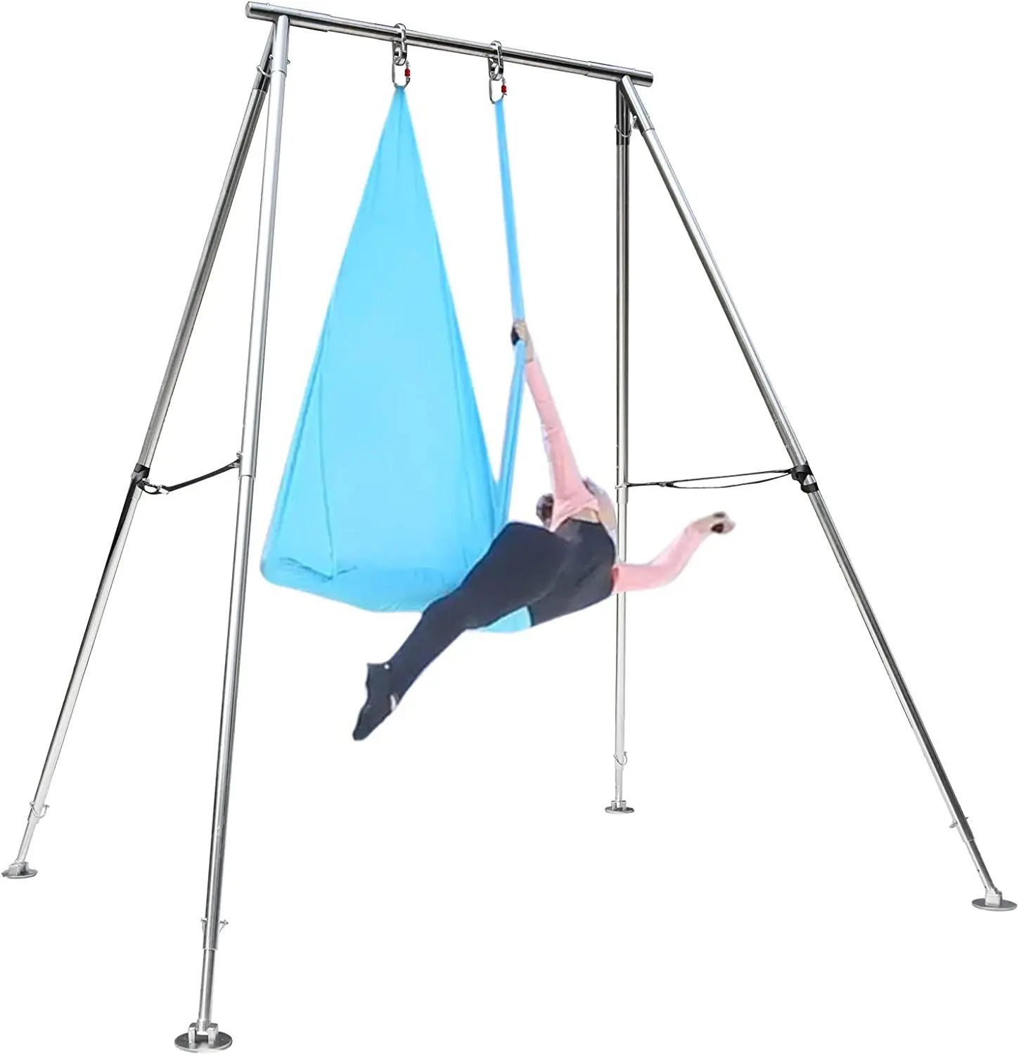 Premium Aerial Yoga Stand. Suitable for Yoga Hammocks, Aerial Hoop, Aerial Silks  for Beginners and Advanced Practitioners