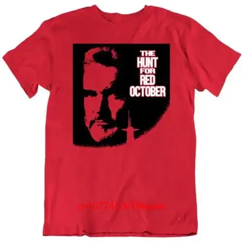 The Hunt For Red October Sean Connery Movie T Shirt long or short sleeves