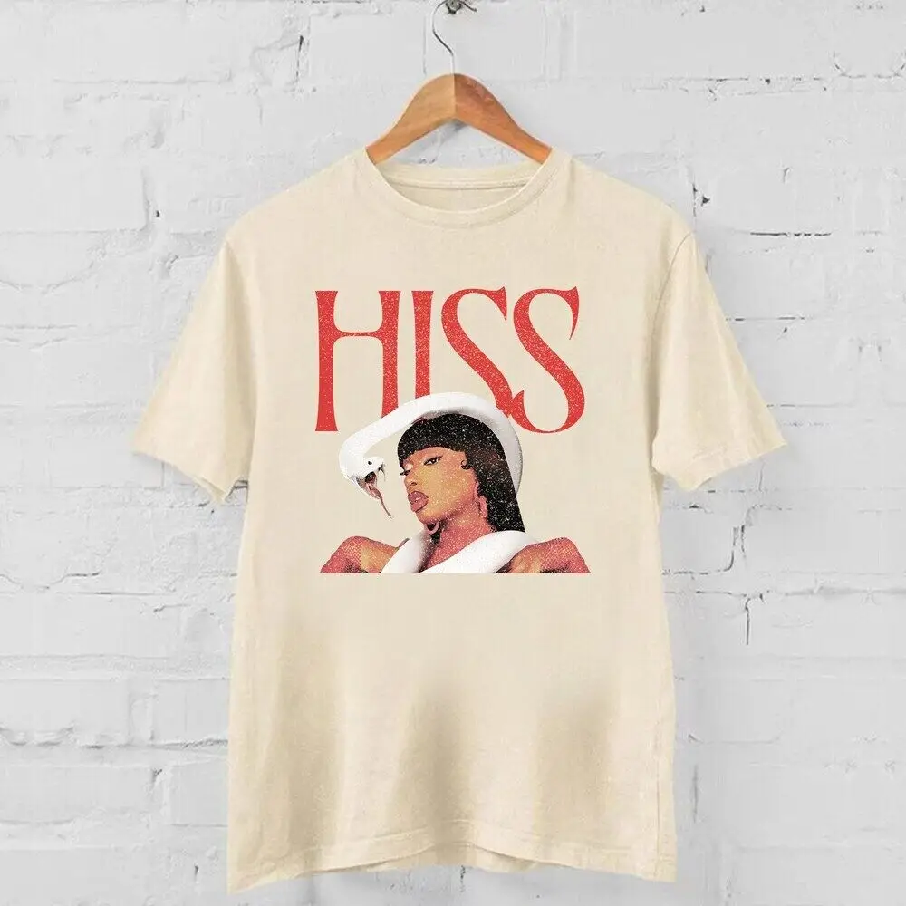 Megan Thee Stallion T-Shirt, Hiss Vintage Graphics Fan Rap Concert Tee T-Shir...