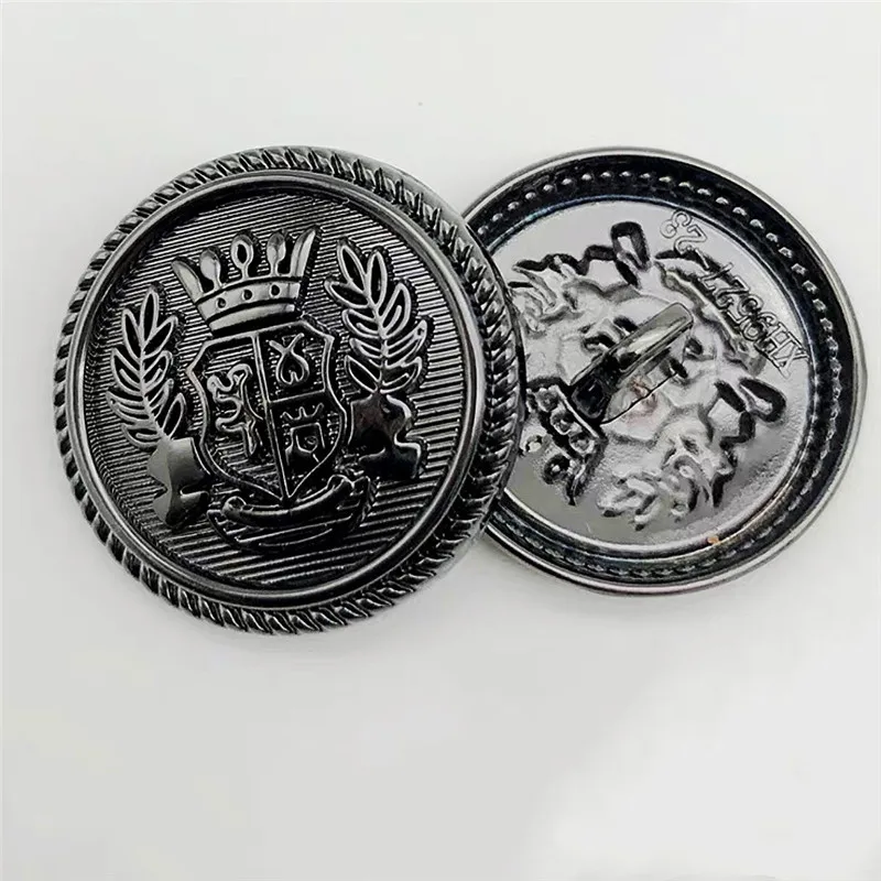 10pcs Metal Buttons for Clothing Sewing Accessories and Supplies Hand-stitched Coat Jacket Buttons 20mm Clothes Buttons