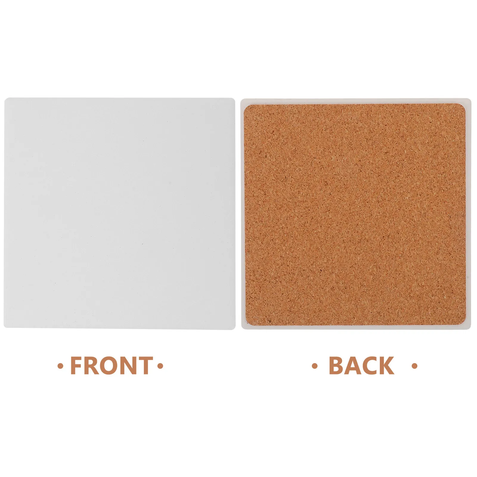12Pcs Unglazed White Ceramic Tiles Square Coasters for DIY Acrylic Pouring Painting Ink Art Craft Projects Blank Coasters