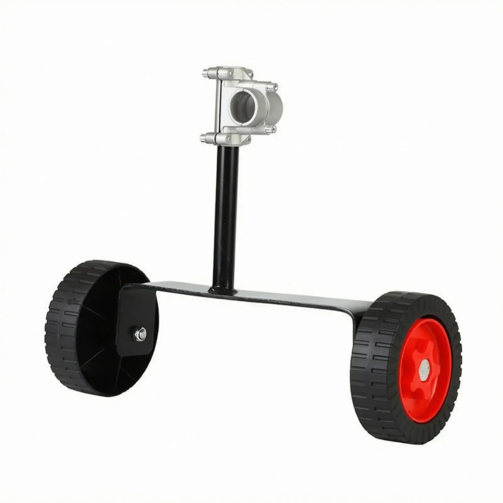 Support Wheel for Grass Trimmer Brush Cutter Attachment Mower Wheel with Metal Frame Rubber Tire Lawn Mower Garden Tool Set