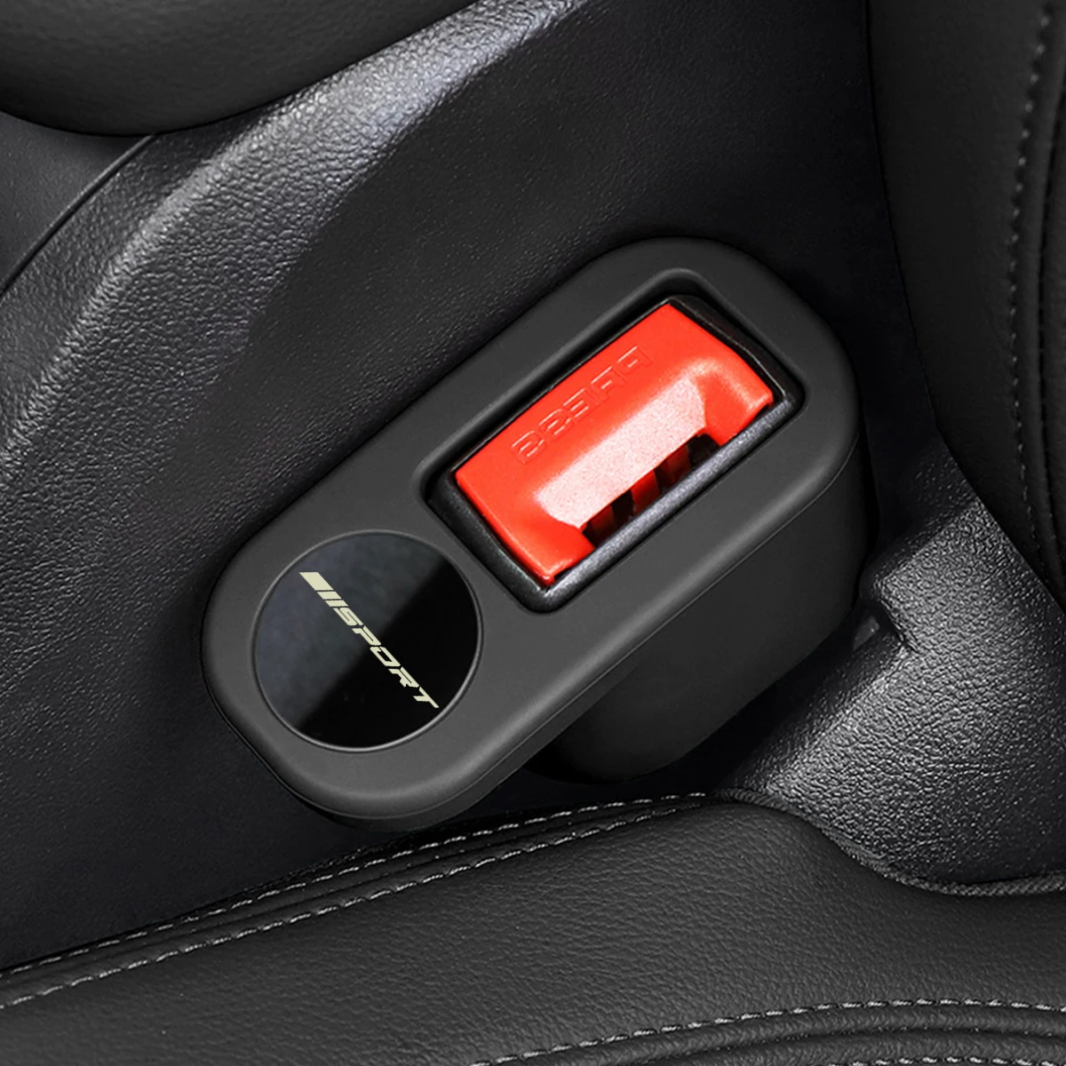 Anti Scratch Car Seat Belt Socket Cover For Audi For Mercedes Benz For VW For Ford Car Interior Accessories view 3