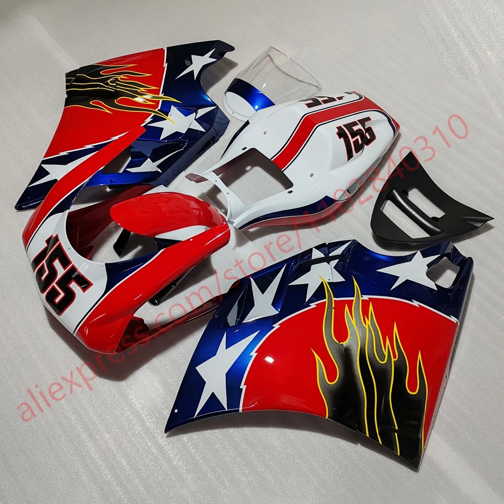 ل Ducati 748 916 996 ABS البلاستيك سباق الهدايا المجمعة حقن مصبوب اكسسوارات دراجة نارية غطاء الجسم Fairings
