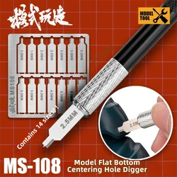 MSWZ Rotary Hole Cutter & Counterbore Drill Concentric Drilling Tool for Gundam Military Scale Model Assembly & Detail Modding
