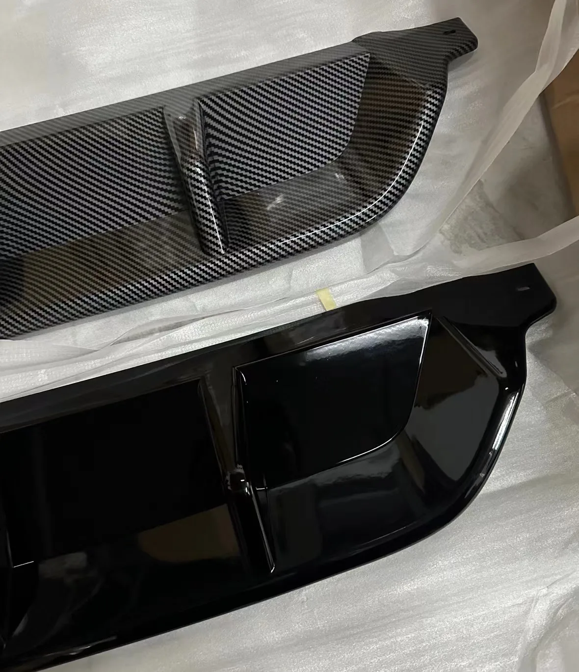 Rear Bumper Surround Lip Spoiler For vw Arteon Spoiler 2018 2019 2020 Body Kit PP Material Deflector Car Accessories