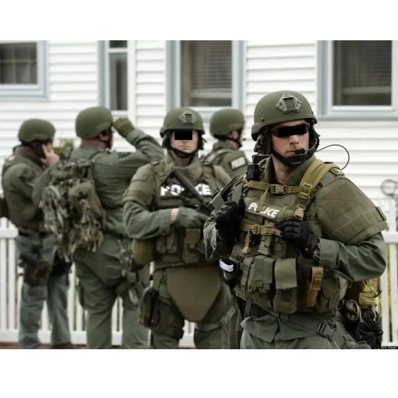 Men Green Camouflage Uniform Tactical Combat Black Shirts&Pants Airsoft Paintball Work Clothing Suit Camouflage Training Sets