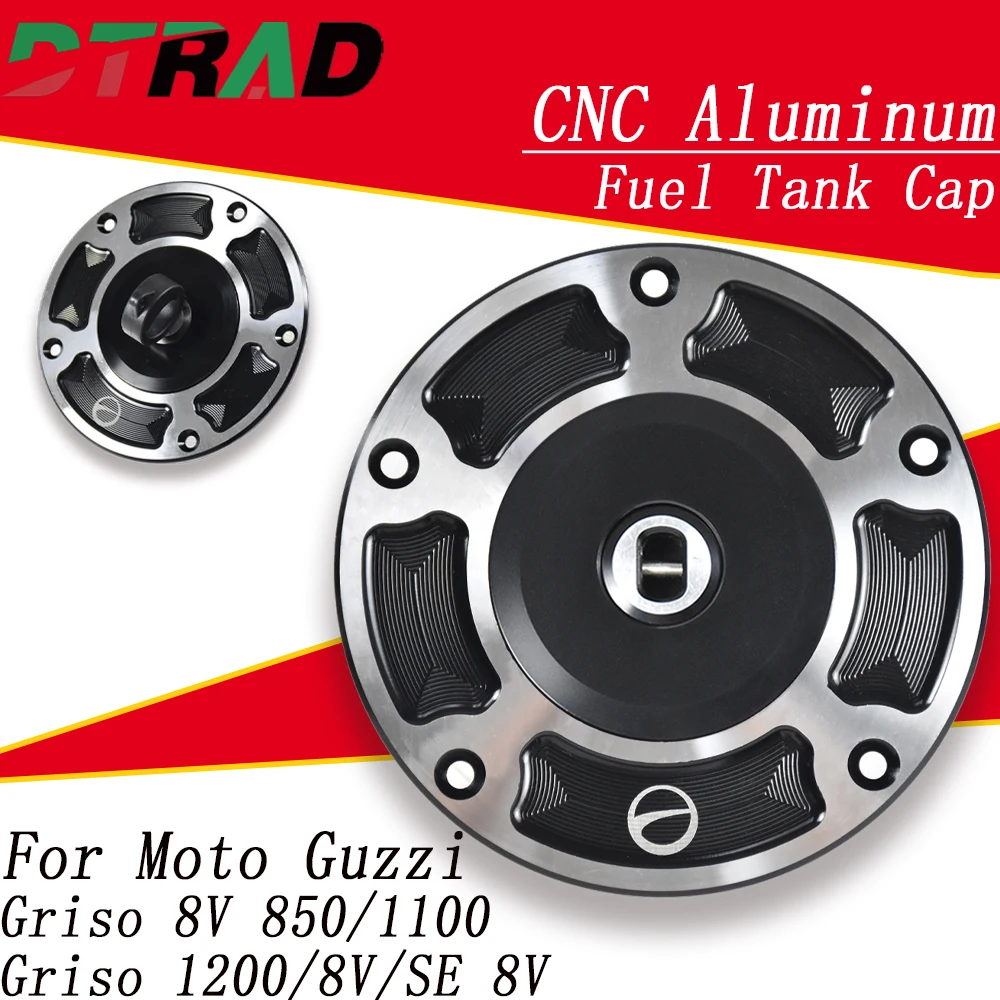 

Quick Lock Fuel Tank Cap For Moto Guzzi Griso/8V 850/1100/1200/1200 SE 8V Motorcycle Key Plug Anti-Theft Engine Oil Filling Cap