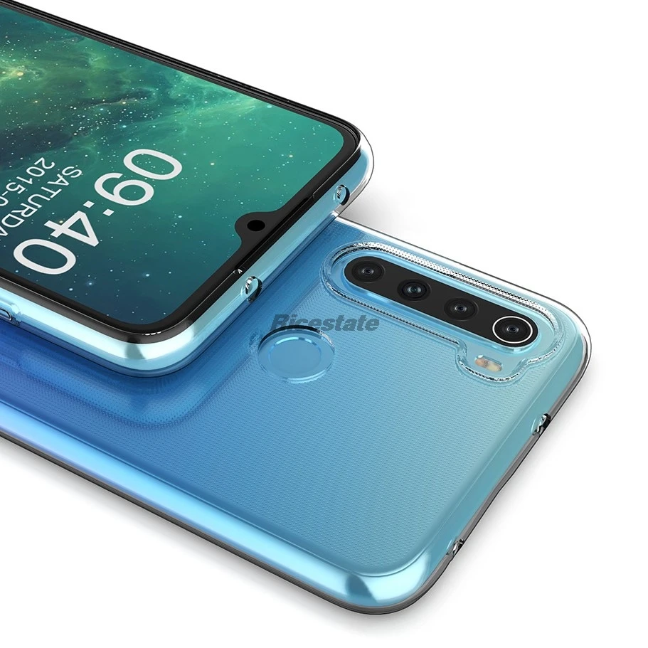 1 Stück Ultradünne Transparente Hülle für Xiaomi Redmi Note 5 6 7 8 8T 9 9T 9S 10 Pro Klare Schutzhülle Redmi 8A 9A 9C 10A 10C Durchsichtige Hüllen – Detail 4