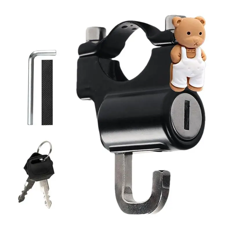 

Motorcycle Head Cover Lock Heavy Duty Handlebar Lock Motorcycle Locks & Accessories High-Strength Motorcycle Security Locking