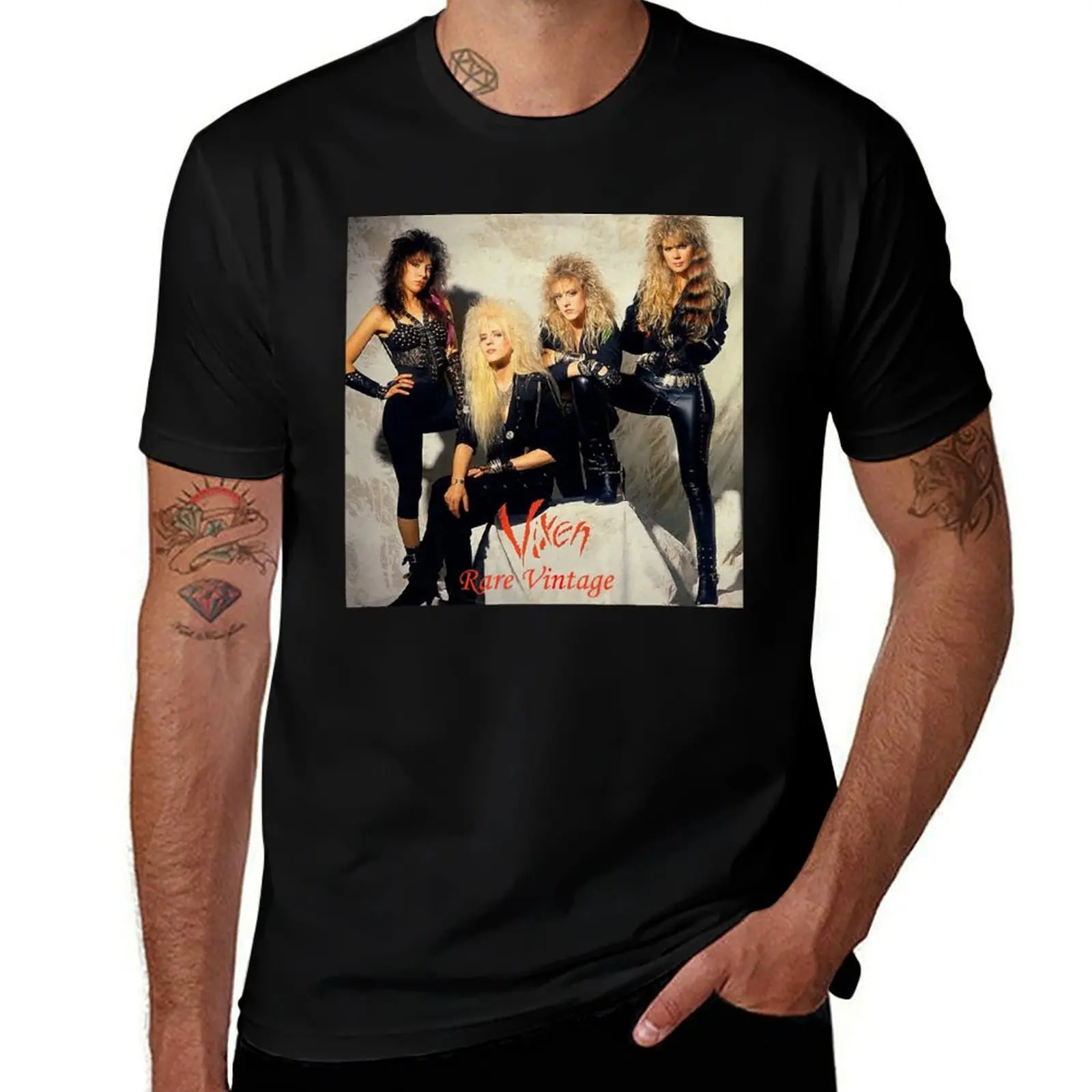 

Vixen - Rare Vinatge album 2018 T-Shirt man t shirts for men cotton tshirt 100% t shirt man luxury T-Shirt