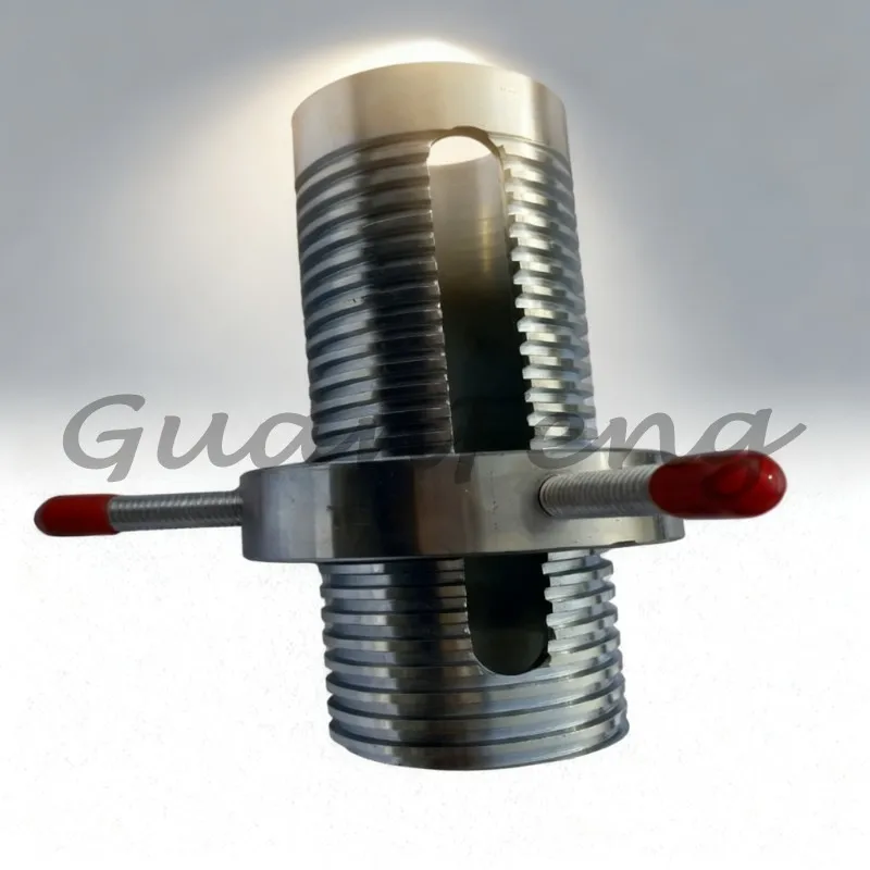 A 50mm diameter push hand positioning tool suitable for boring and welding integrated machines used in excavator work