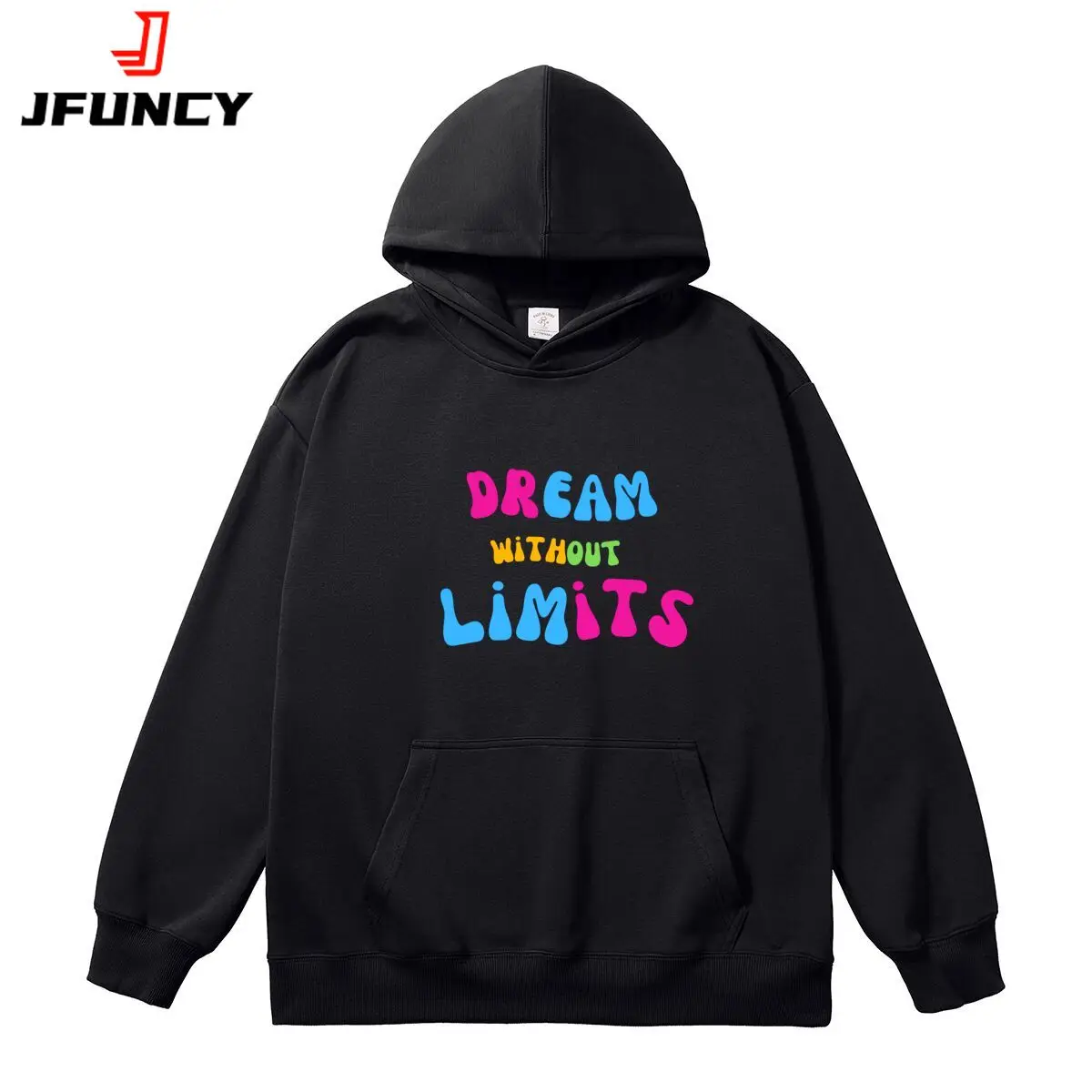 

Women's Hooded Pullover Oversized Hoodies Colorful Graphic Printed Autumn Thick Sportswear Classic Female Sweatshirt