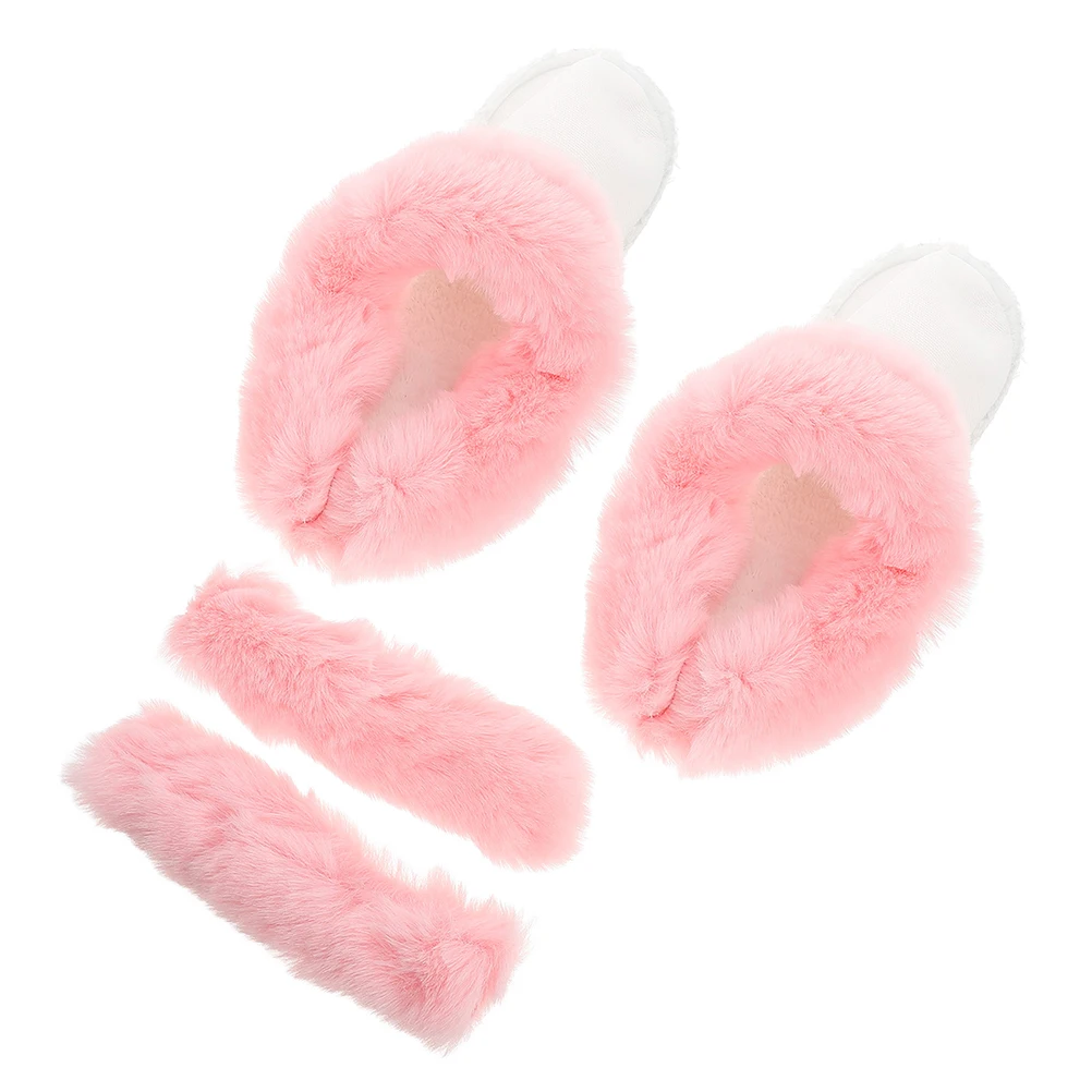 

Thickened Washable Clog Liners Warm Inserts Breathable Inner Socks Shoe Covers Replacement Furry Liners Reusable Snow Boot