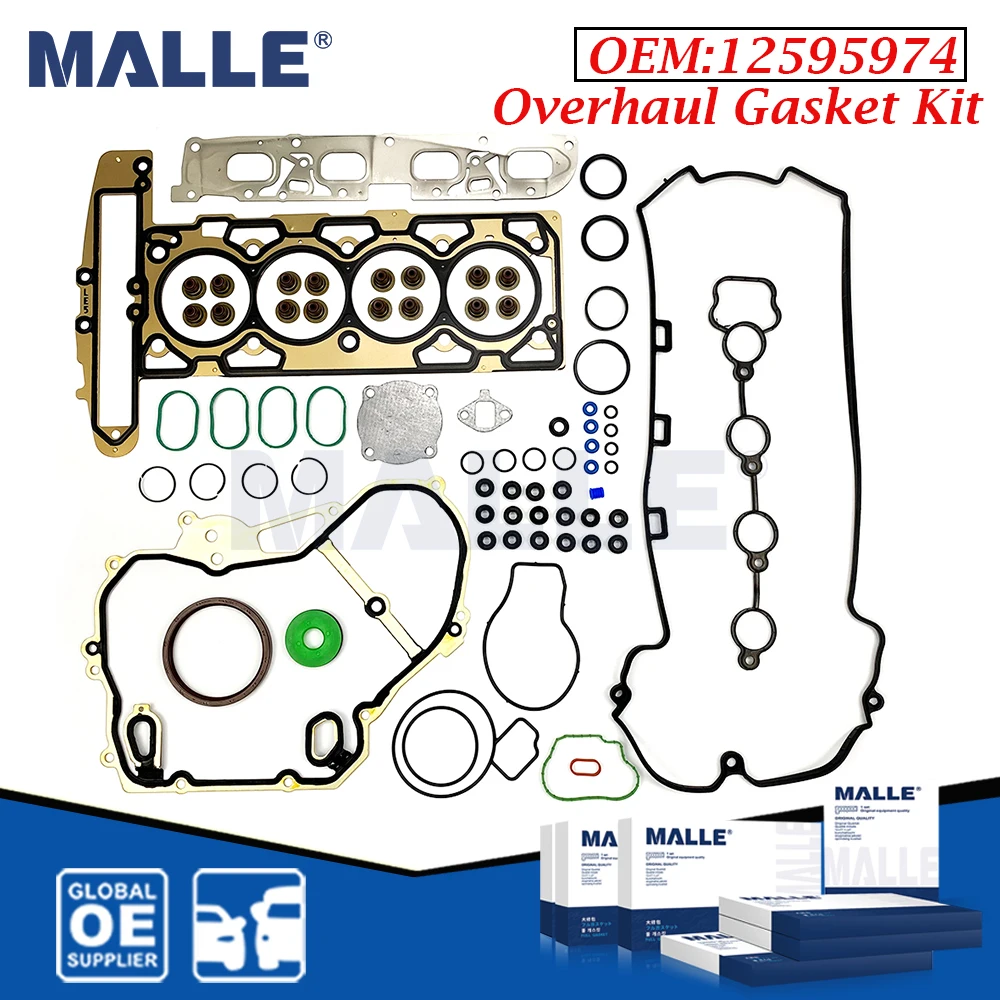 Engine Overhaul Gasket Kit For Buick New Regal Malibu 2.0 Lacrosse Chevrolet Captiva GL8 2.4 LTD LE5 Car Accessories 12595974