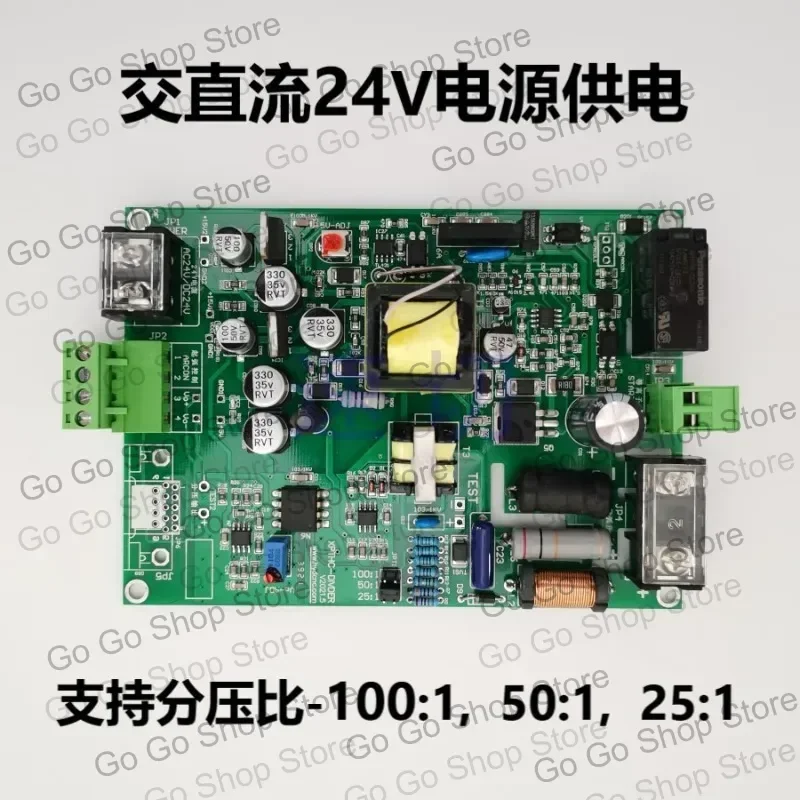 Arc voltage regulator voltage divider, 100:1, 50:1 voltage divider, plasma regulator   divider