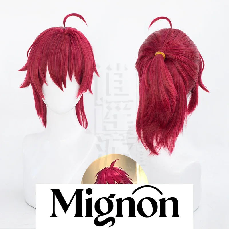Honkai: Star Rail Luka Cosplay Wig Simulation Scalp Top Half Tied Hair Halloween Gift