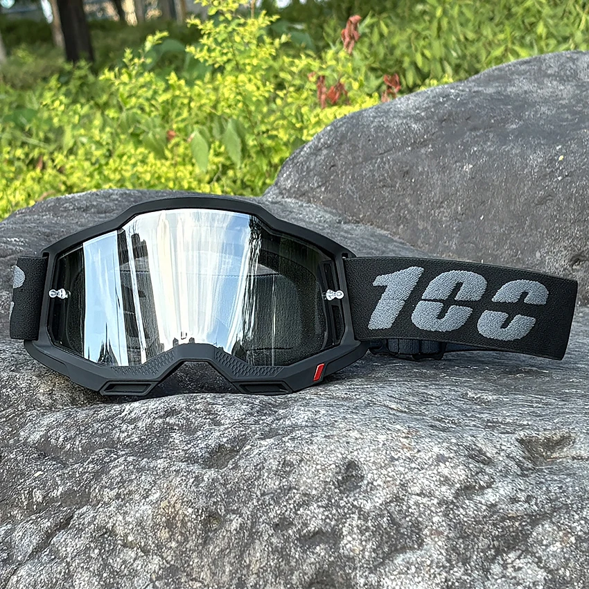 100 Motorrad Brille Männer Motocross Brille Helm MX Moto Dirt Bike ATV Ski Outdoor Sport Glas Roller Googles Maske Radfahren