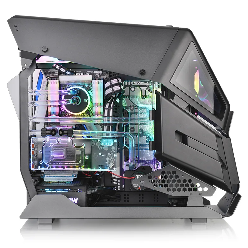 Desktop computer case, open full tower special-shaped helicopter concept water-cooled game case