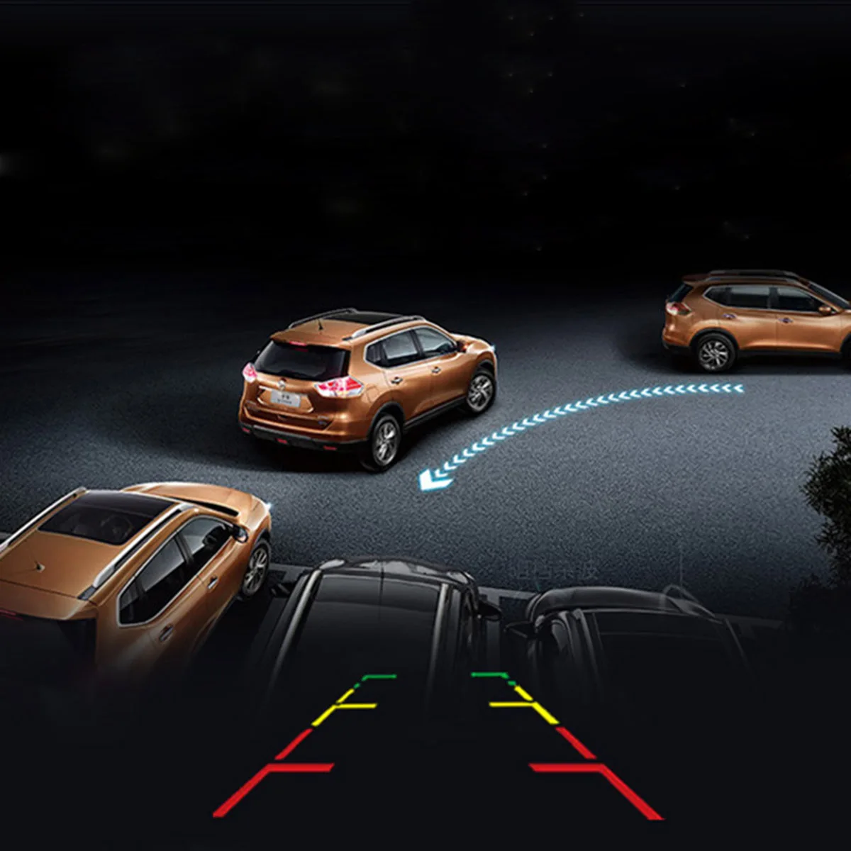 

Car Rear View Camera 8 LED Night Vision Waterproof Black 170 Degree Reversing Monitor System Auto Start Low Power High