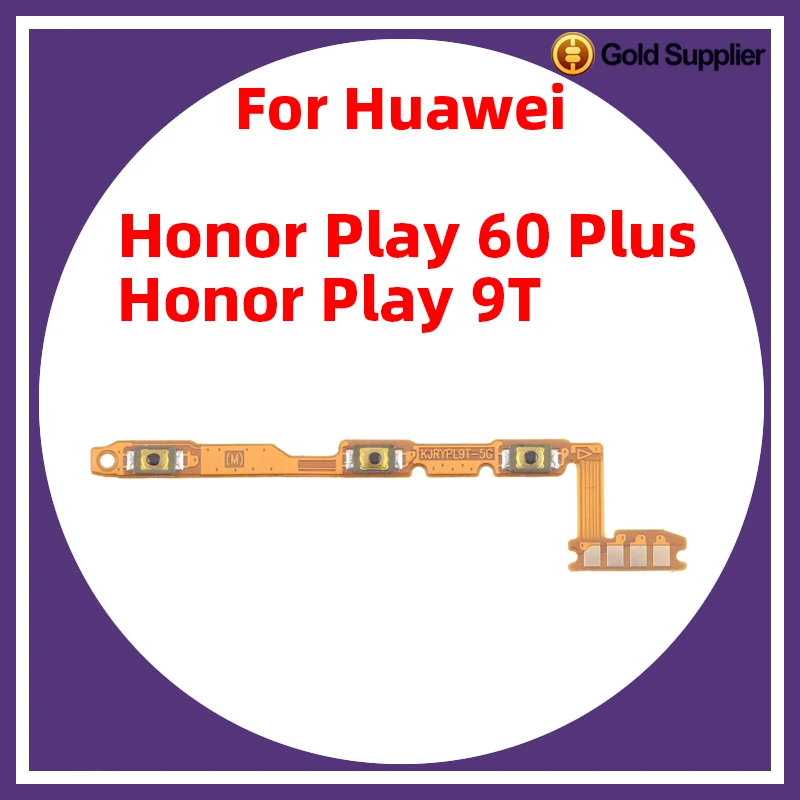 For Huawei Honor Play 60 Plus Power ON OFF Volume Camera Key Button Switch Flex Cable Replacement