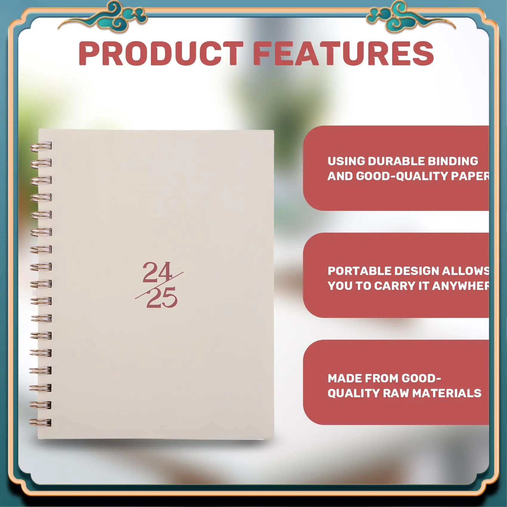 

(New)-Longevitys Planner 2024-2025 Planner Notebook Academic Calendar Appointment Book To-Dos Journal For Productivity