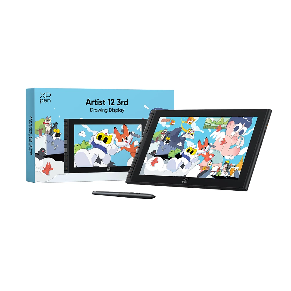 XPPen Artist 12 3rd 11.9-inch Graphics Monitor with X4 Smart