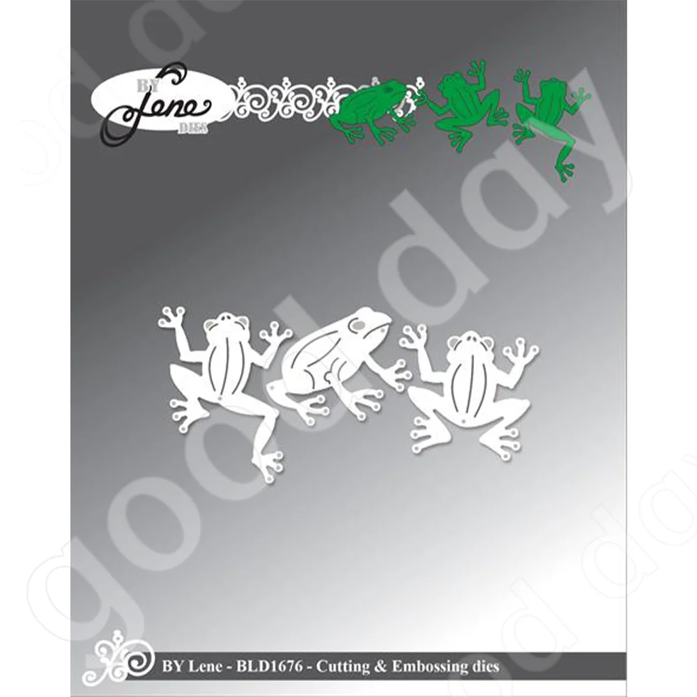 Frog Metal Cutting Die DIY Scrapbooking Board Holiday Greeting Card Embossing Craft Album Decoration Handmade