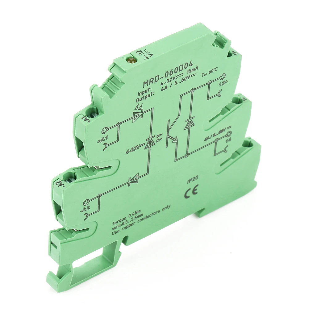 MRD-060D4 Ultra Thin PLC Relay Power Amplifier Board DC Solid State Relay Module