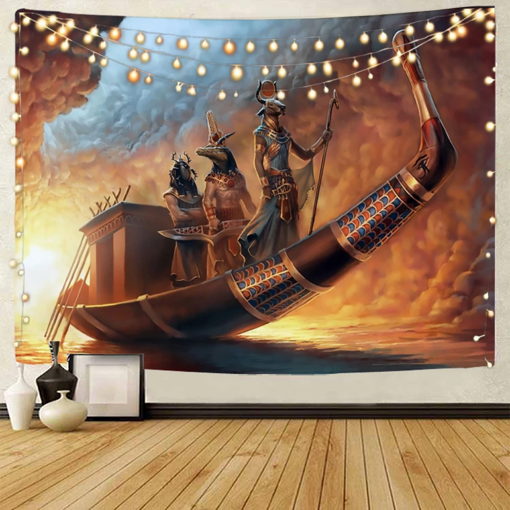 

Egyptian pharaohs, Egyptian mythology, ancient Egyptian gods, wizard background decorations, tapestries, home decorations