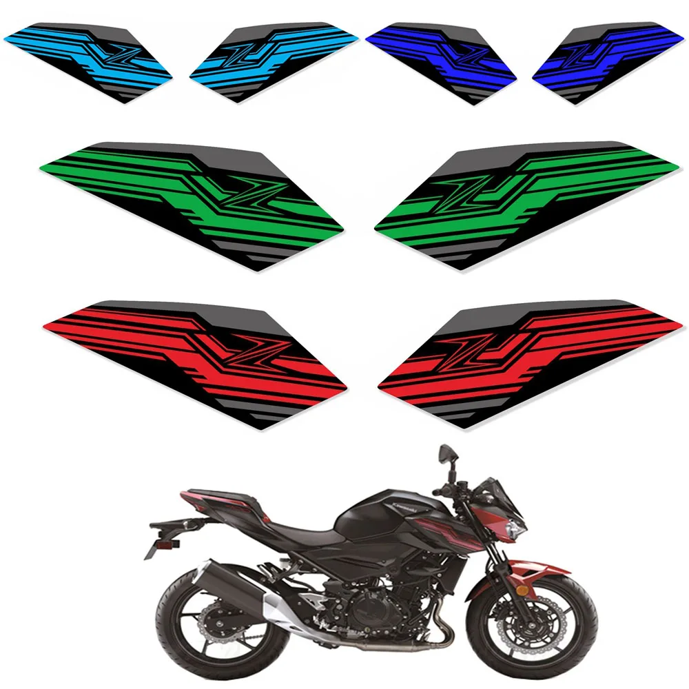 

For Kawasaki Ninja Z400 Z250 2018 2019 2020 2021 2022 2023 Fairing Body Side Cover Sticker Rear Tail Fender Sticker Decal #