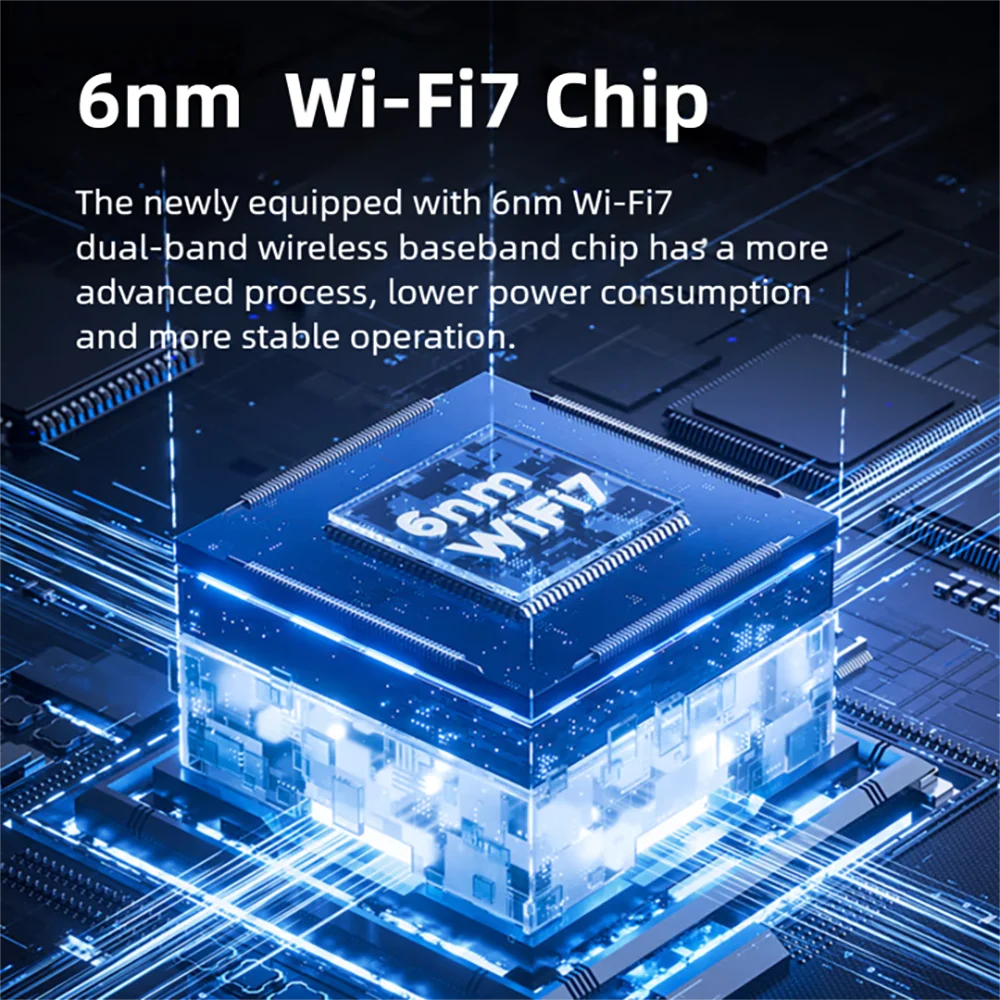 راوتر ZTE BE6800Pro+: Dual 2.5G، WiFi 7، Gigabit Dual-Band، شبكة منزلية كاملة، جاهزة للألعاب